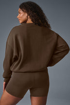 Accolade Crew Neck Pullover - Espresso