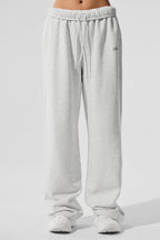 Accolade Straight Leg Sweatpant - White Heather