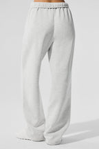 Accolade Straight Leg Sweatpant - White Heather