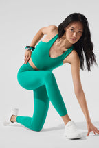 7/8 High-Waist Airbrush Legging - Spruce Green