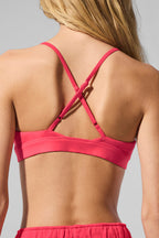 Splendor Bra - Candy Red/White