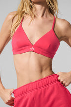 Splendor Bra - Candy Red/White