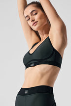 Airlift Line Up Bra - Charcoal Green