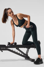 Airlift Line Up Bra - Charcoal Green